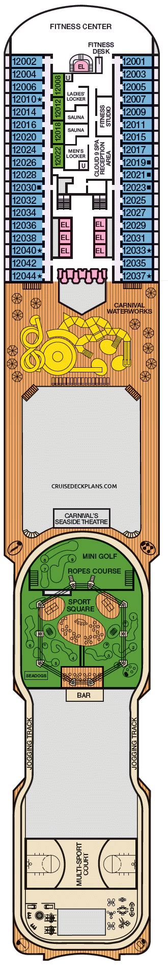 Carnival Magic Deck Plans, Layouts, Pictures, Videos