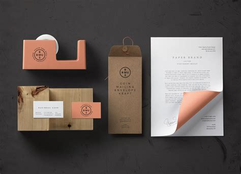 Free Basic Stationery Branding Mockup PSD - Good Mockups