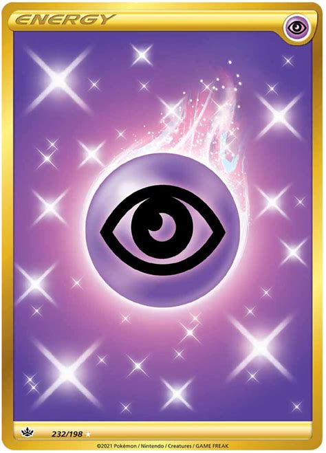 Psychic Energy - Chilling Reign #232 Pokemon Card