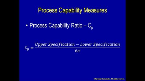 [3.b] Process Capability Ratio (Cp) and Index (Cpk) - YouTube