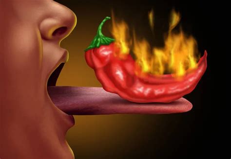 Eating spicy food reaction Stock Photos, Royalty Free Eating spicy food ...