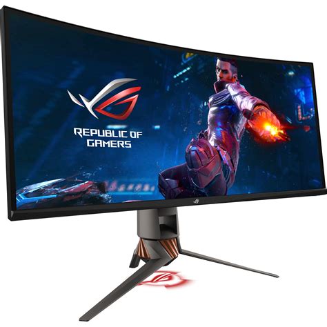 Asus ROG Swift PG349Q 34.1" UW-QHD Curved Screen WLED Gaming LCD Monitor, 21:9, Plasma Copper ...