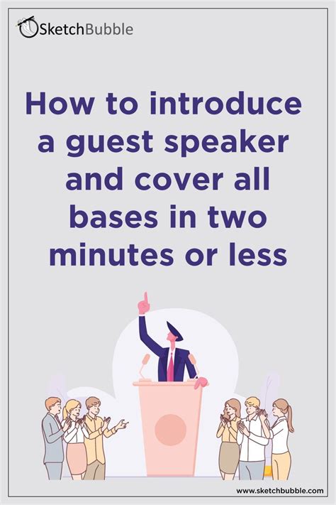 How to introduce a guest speaker and cover all bases in two minutes in ...