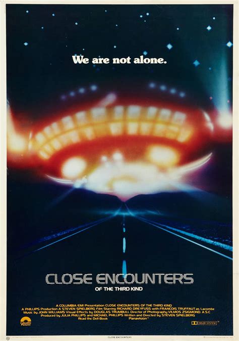 Close Encounters of the Third Kind Movie Poster - Classic 70's Vintage ...