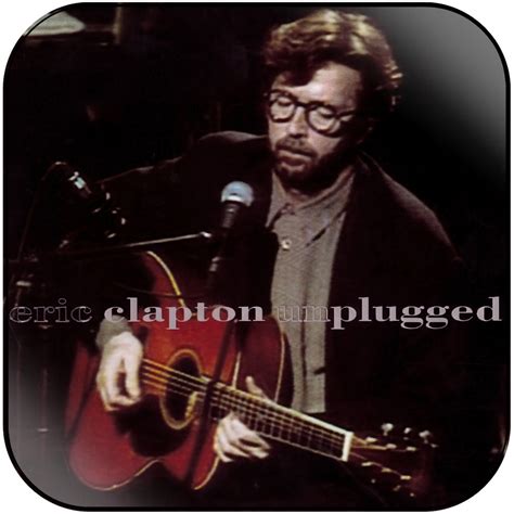 Eric Clapton Unplugged Album Cover Sticker Album Cover Sticker