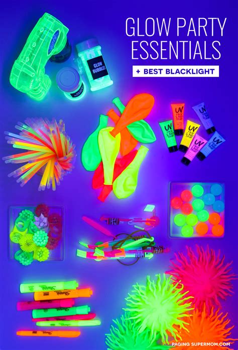 Glow Party Ideas - Ultimate Guide: How to Throw a Black Light Party