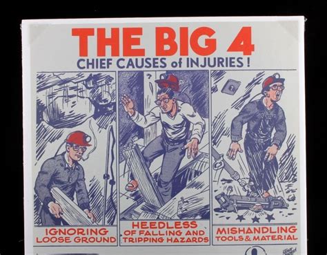 Original Anaconda Company Mining Safety Poster