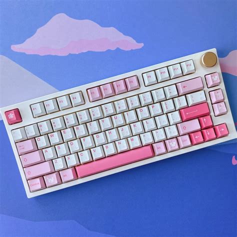 Pink Keycaps Set For Mechanical Keyboard - Inspire Uplift