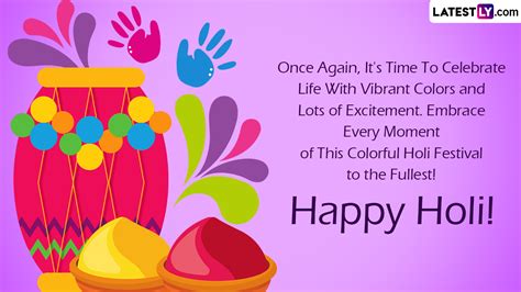 Happy Holi 2024 Greetings & HD Images: WhatsApp Messages, Sayings, Facebook Status, Images ...