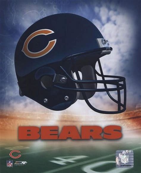 Chicago Bears Helmet Logo Sports Photo - Walmart.com