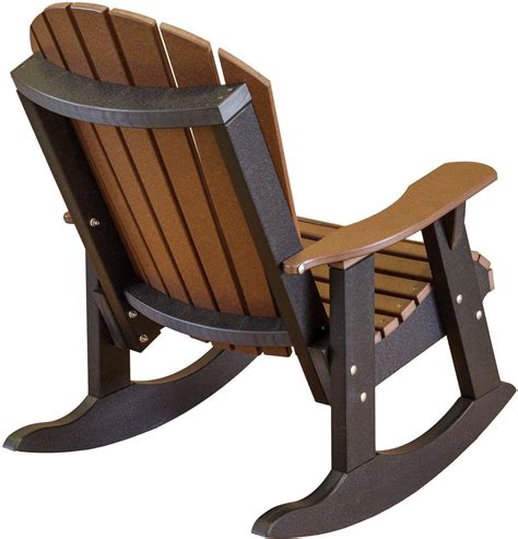 Wildridge Poly Heritage Fan Back Rocking Chair - Outdoorsrockingchair.com