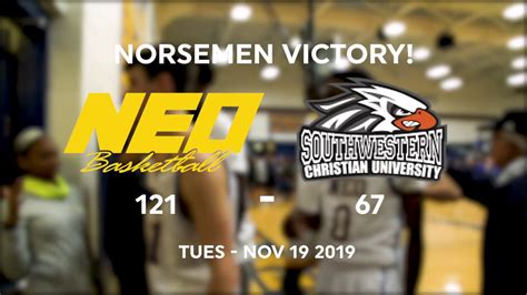 NEO Basketball Highlights 2019-2020 - Southwestern Christian - YouTube