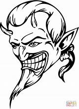 Coloriage  Diable Coloriages à Imprimer Gratuits sketch template