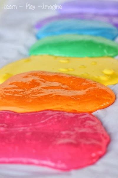 Rainbow Slime Recipe ~ Learn Play Imagine