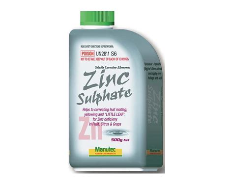 GardensOnline: Zinc Sulphate - Manutec