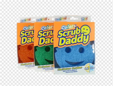 Scrub Daddy Sponge Color Face, daddy shark, face, color, smiley png | PNGWing