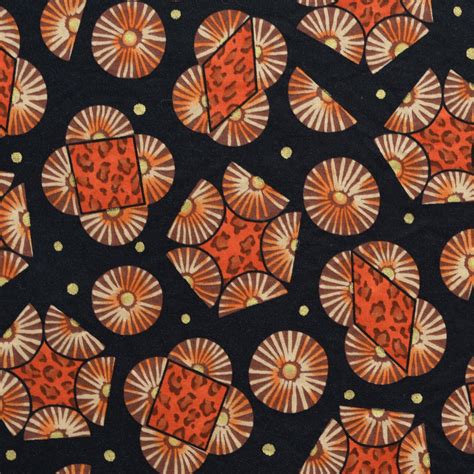 African tribal print vintage fabric by the yard, Peter Pan fabric