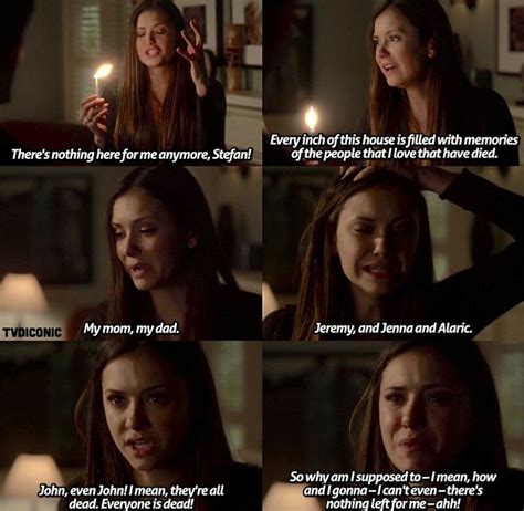 Pin by Alana Hanks on Elena Gilbert | Tv quotes, Vampire diaries, Tvd