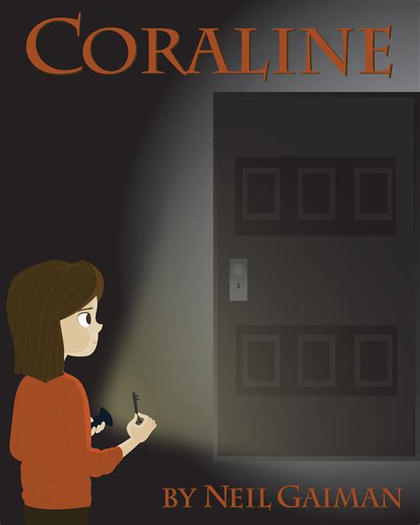 Coraline book cover by PepperFox23 on DeviantArt