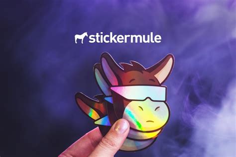 Sticker Mule Holographic Stickers - Custom & vinyl | AppSumo