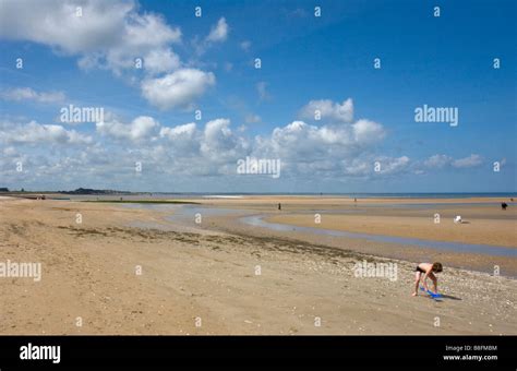 Main beach of Houlgate city of Normandy *** Plage d Houlgate ville de ...