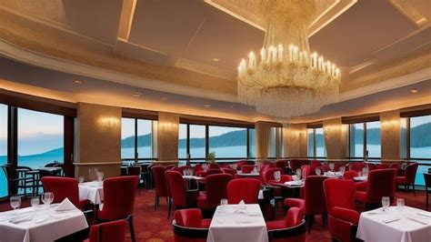 Premium AI Image | The restaurant at the hotel bolzano