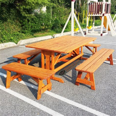 Shop Custom Picnic Table Set | Handcrafted Amish Furniture from Country ...