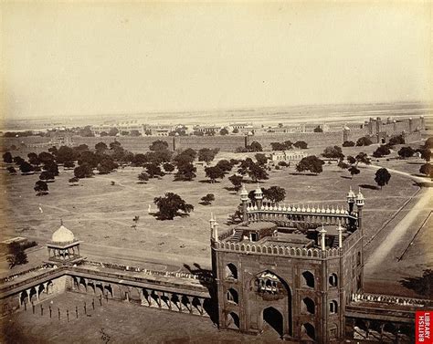 Red Fort from Jama Masjid in the 1870s