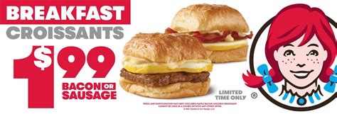 Breakfast sandwiches are just $1.99 at Wendy’s through October ...