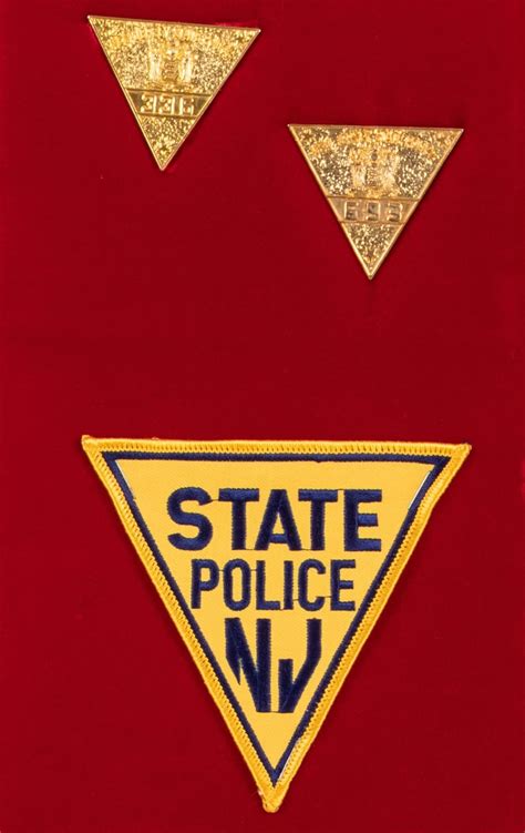 NEW JERSEY STATE POLICE BADGES (3)