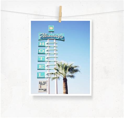 Retro Motel Photography, Flamingo Hotel, Mid Century Modern, Vintage ...