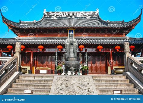 Nanjing Confucius Temple stock photo. Image of ancient - 172888826