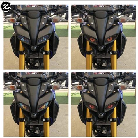 Motorcycle Accessories Headlight Protection Sticker Front Fairing Headlight Sticker Guard ...