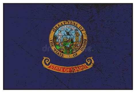 Idaho State Motto and Slogan Stock Illustration - Illustration of outline, land: 90154779