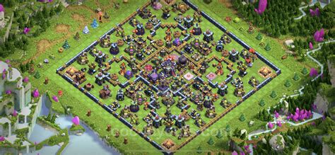 Melhor Layout de Defesa CV15 com link, Híbrido - COC Clash of Clans ...