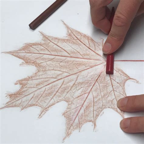 Easy Leaf Print Art