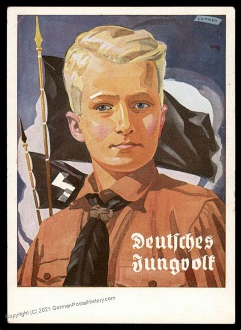 3rd Reich Germany 1933 Hitler Youth HJ Deutsches Jungvolk Propaganda ...