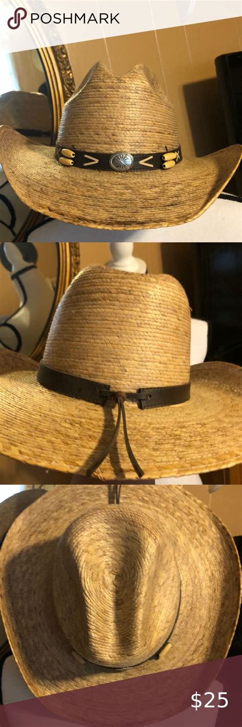 Straw cowboy hat. Brand new never worn! | Straw cowboy hat, Cowboy hats ...