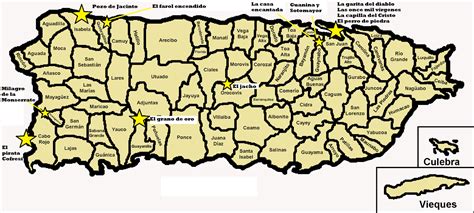 Mapa Politico De Puerto Rico Con Sus Pueblos Para Imprimir - Printable Online