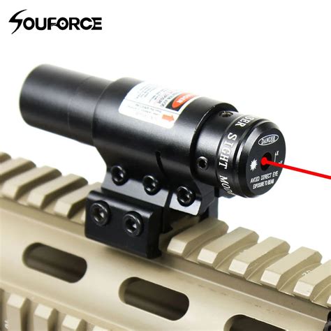 Red Dot Laser sight w/ Mount for 20mm Picatinny & 11mm Rails Compact ...