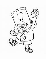 Captain Underpants Coloring Pages Free Printable PDF sketch template
