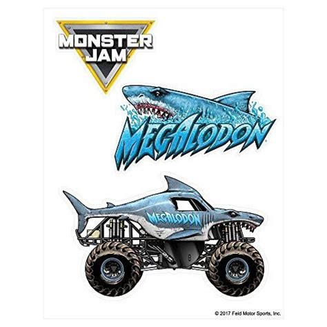 Megalodon Monster Truck Coloring Pages