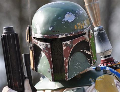 Hand painted Boba Fett helmet