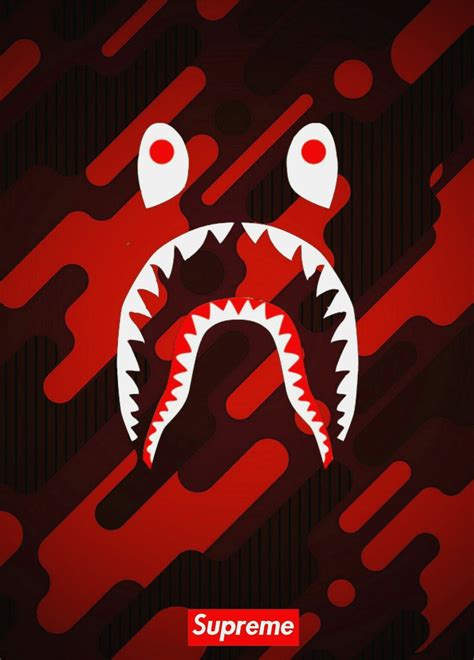 Bape Wallpapers Hypebeast Wallpaper Apple Watch Wallpaper - Bathing Ape Shark Logo (#408) - HD ...