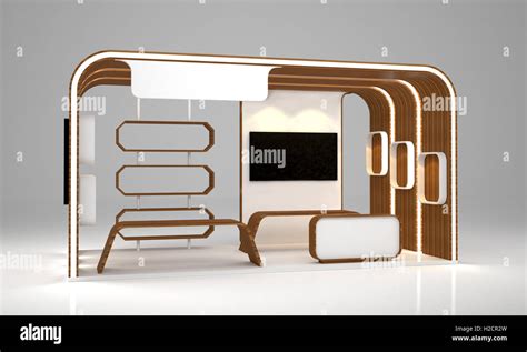 blank modern booth exhibition design Stock Photo - Alamy