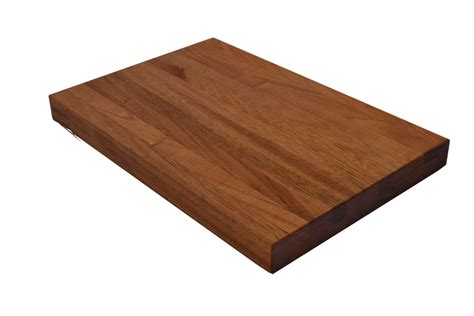 African Mahogany Edge Grain Butcher Block Cutting Board