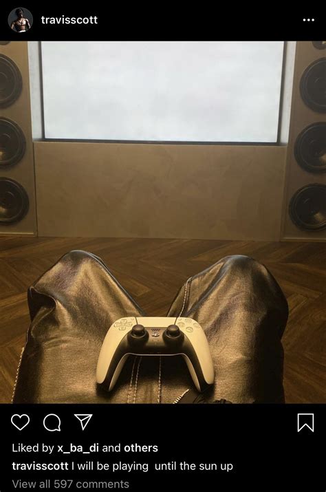 Travis Scott seems to have his hands on a ps5 already! : r/playstation