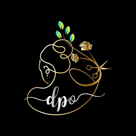 Premium Vector | Dop initial logo, salon , luxury cosmetics spa beauty ...