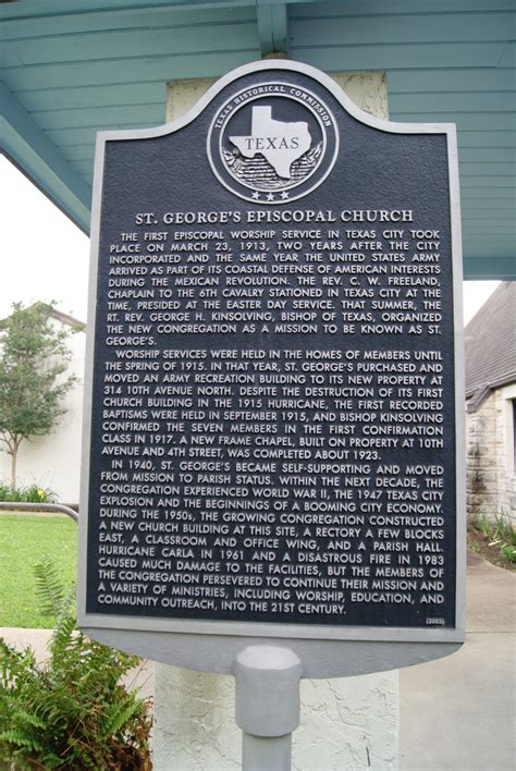 St. George Episcopal Church - TEXAS HISTORICAL MARKERS