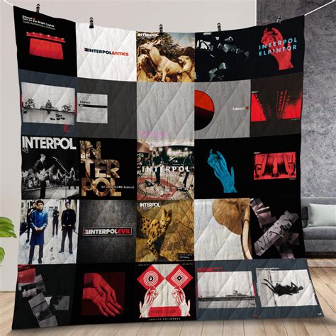 Interpol Album Covers Quilt Gift For Christmas, Birthday, Mother's Day ...